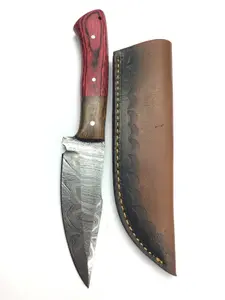Damascus bladed knife