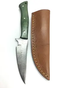 Damascus bladed knife
