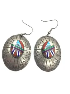 Native American multi stone earrings
