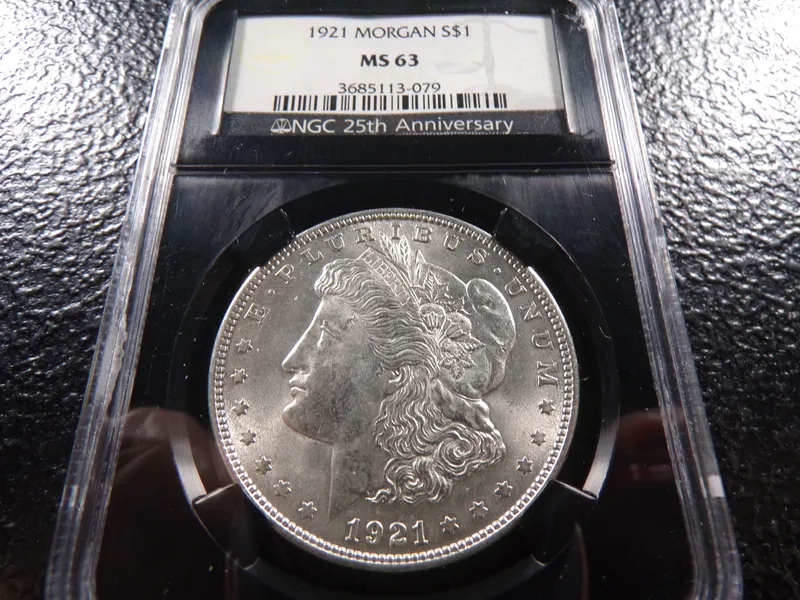 1921 NGC MS63 MORGAN SILVER DOLLAR from auction in Englewood, Ohio — image 21