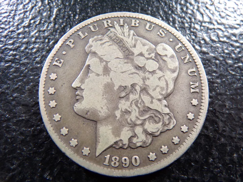 1890-CC CARSON CITY MORGAN SILVER DOLLAR from auction in Englewood, Ohio — image 22