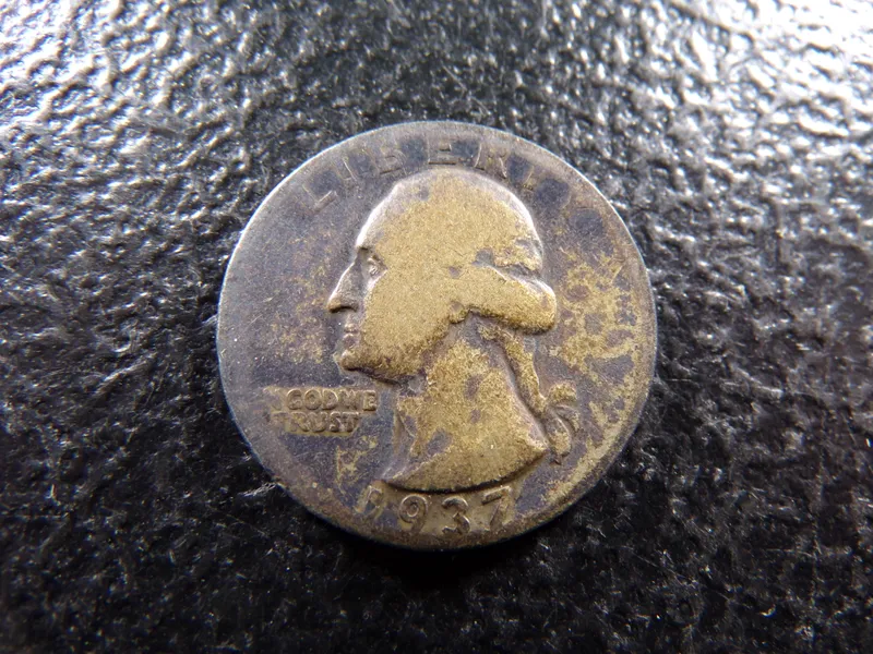 1937-D WASHINGTON SILVER QUARTER ***MINTED 7.2 MILLION from auction in Englewood, Ohio — image 40