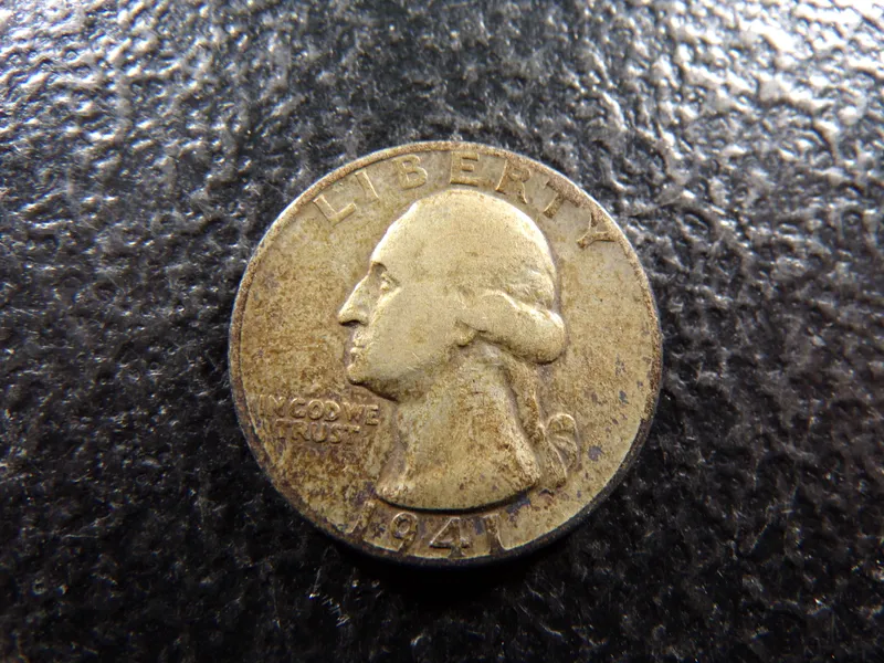 1941 WASHINGTON SILVER QUARTER ***MINTED 79 MILLION from auction in Englewood, Ohio — image 46