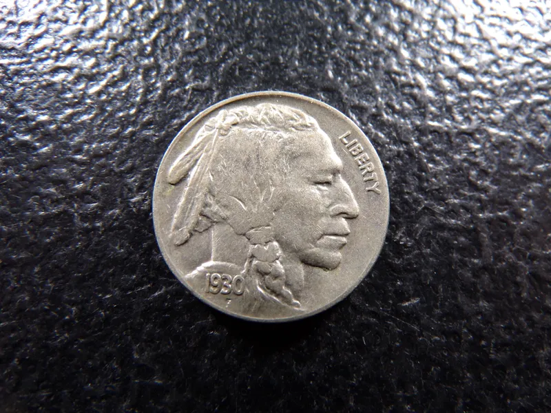 1930 HIGH GRADE INDIAN HEAD BUFFALO NICKEL from auction in Englewood, Ohio — image 19