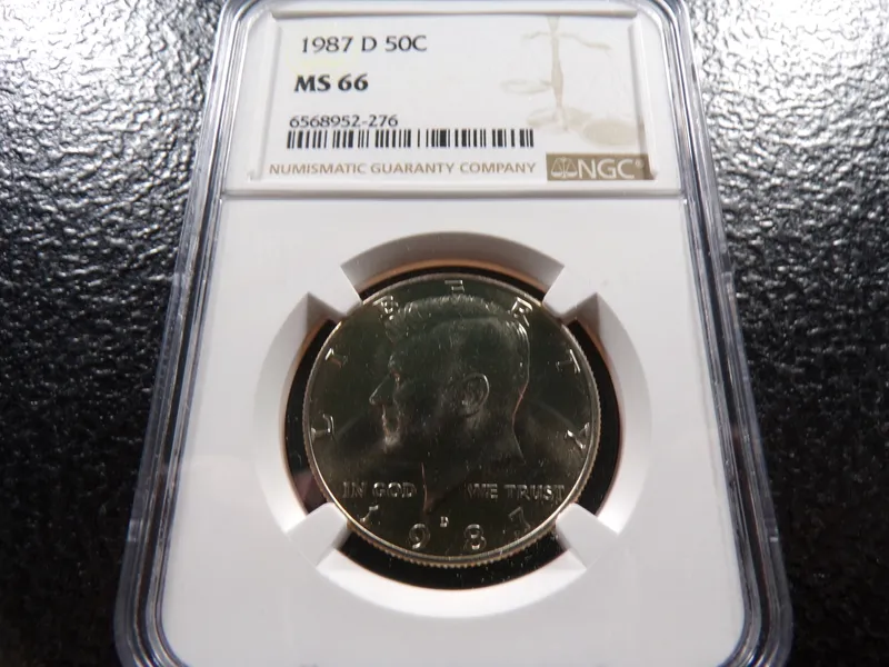 1987-D NGC MS66 KENNEDY HALF DOLLAR from auction in Englewood, Ohio — image 34