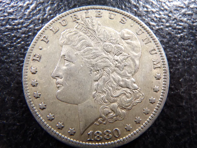 1880-O MORGAN SILVER DOLLAR from auction in Englewood, Ohio — image 36