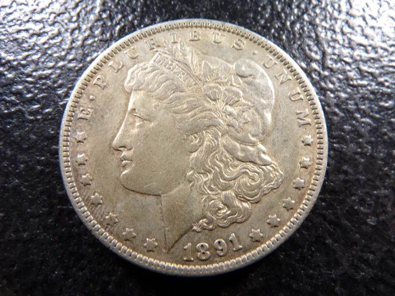 1891-O MORGAN SILVER DOLLAR from auction in Englewood, Ohio — image 25