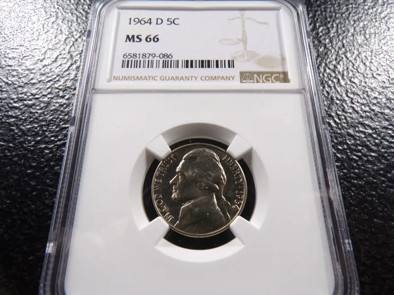 1964-D NGC MS66 JEFFERSON NICKEL from auction in Englewood, Ohio — image 27