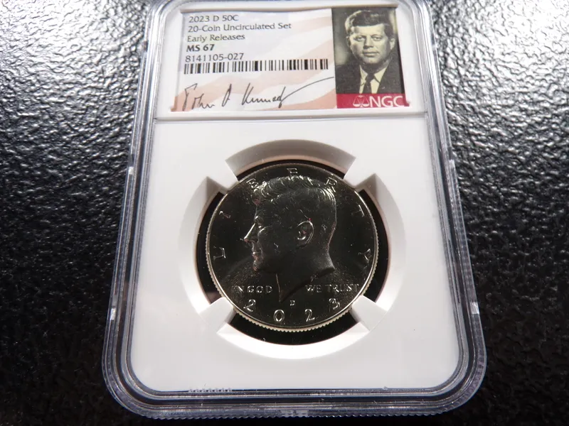2023-D NGC MS67 SIGNED KENNEDY HALF DOLLAR from auction in Englewood, Ohio — image 31