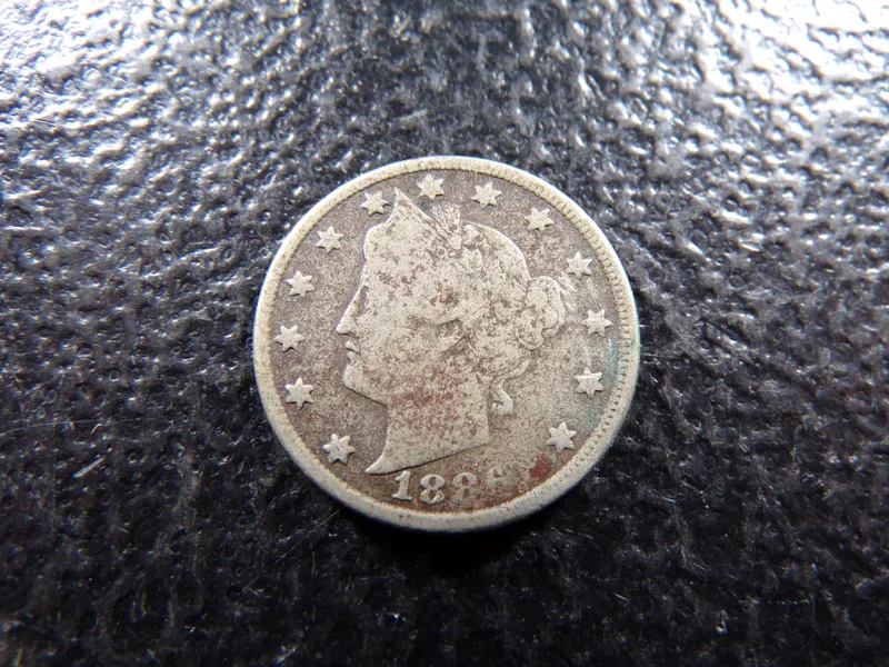 1886 KEY DATE LIBERTY HEAD V NICKEL from auction in Englewood, Ohio — image 46