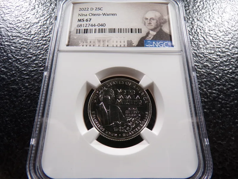 2022-D NGC MS67 NINA OTERO-WARREN QUARTER from auction in Englewood, Ohio — image 47