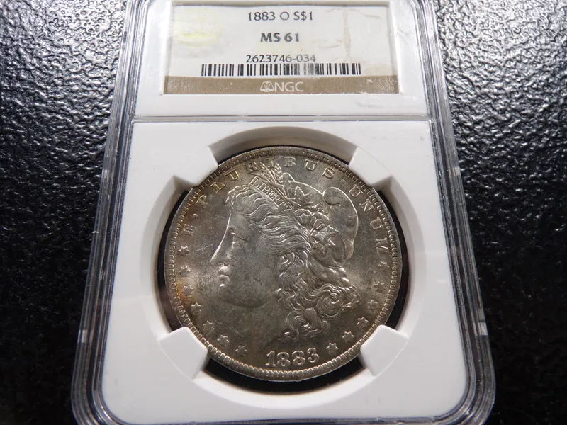 1883-O NGC MS61 MORGAN SILVER DOLLAR from auction in Englewood, Ohio — image 2