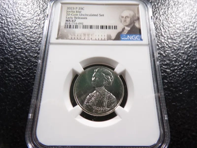 2023-P NGC MS67 EARLY RELEASES JOVITA IDAR QUARTER from auction in Englewood, Ohio — image 16