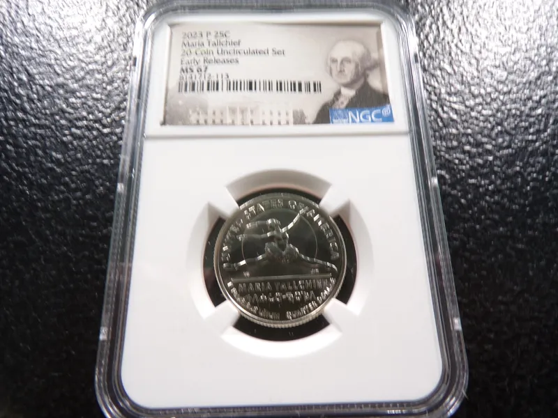 2023-P NGC MS67 EARLY RELEASES MARIA TALLCHIEF QUARTER from auction in Englewood, Ohio — image 5