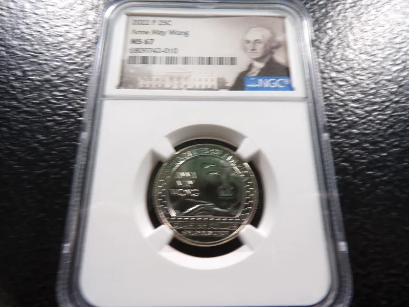 2022-P NGC MS67 ANNA MAY WONG QUARTER from auction in Englewood, Ohio — image 20