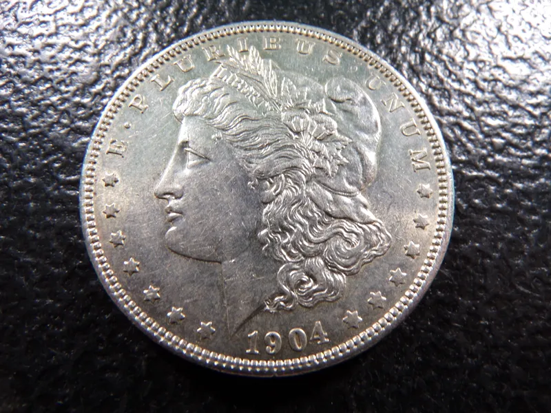 1904 MORGAN SILVER DOLLAR from auction in Englewood, Ohio — image 24