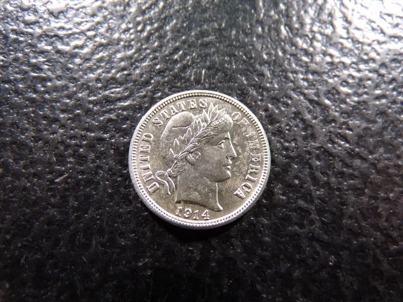 1914-S RARE DATE HIGH GRADE BARBER SILVER DIME from auction in Englewood, Ohio — image 23