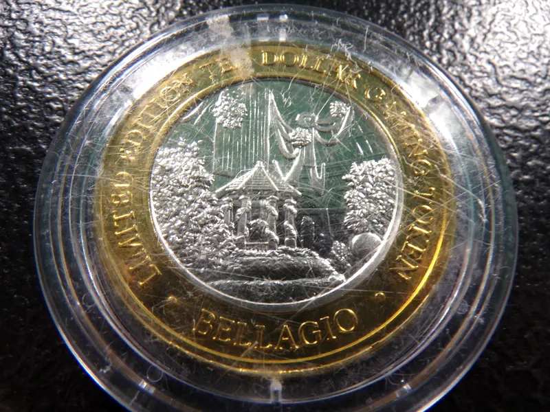 BELLAGIO .999 FINE SILVER LIMITED EDITION $10 CASINO GAMING TOKEN from auction in Englewood, Ohio — image 41
