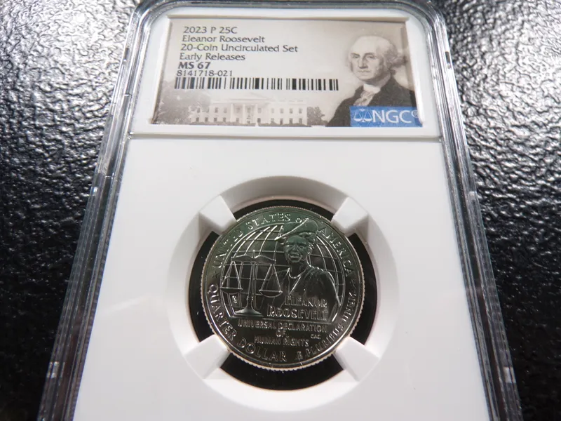 2023-P NGC MS67 EARLY RELEASES ELEANOR ROOSEVELT QUARTER from auction in Englewood, Ohio — image 44