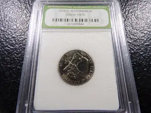 2005-D INB MS70 BISON JEFFERSON NICKEL