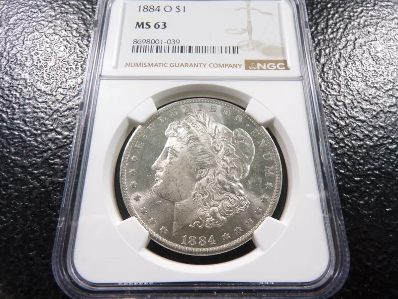 1884-O NGC MS63 MORGAN SILVER DOLLAR from auction in Englewood, Ohio — image 15