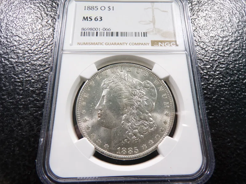 1885-O NGC MS63 MORGAN SILVER DOLLAR from auction in Englewood, Ohio — image 24
