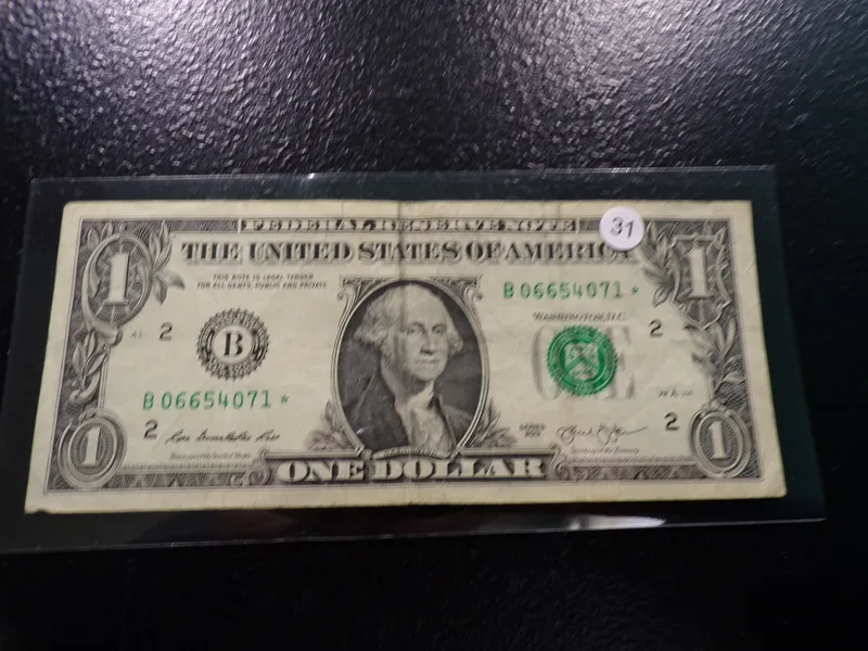 2013 GREEN SEAL $1 FEDERAL RESERVE STAR NOTE from auction in Englewood, Ohio — image 32
