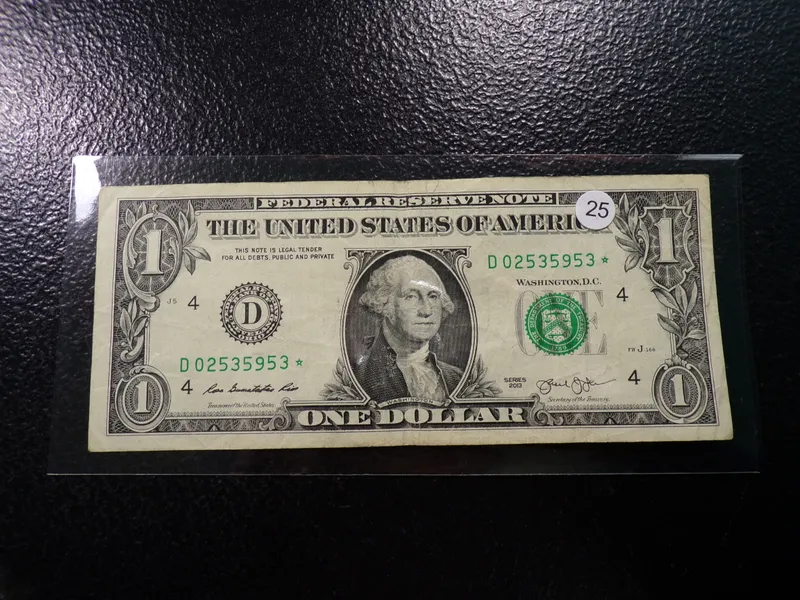 2013 GREEN SEAL $1 FEDERAL RESERVE STAR NOTE from auction in Englewood, Ohio — image 26