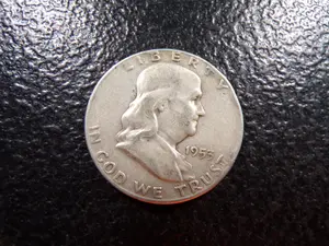 1953-D FRANKLIN SILVER HALF DOLLAR