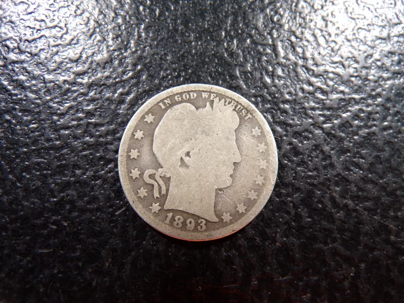 1893 BARBER SILVER QUARTER from auction in Englewood, Ohio — image 40