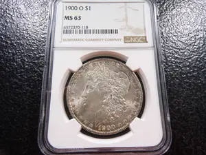 1900-o Ngc ms63 Morgan Silver Dollar