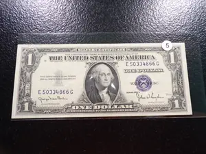 1935-d Blue Seal Crisp Paper $1 Silver Certificate