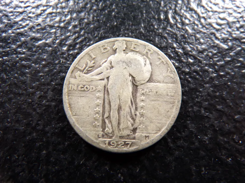 1927-S STANDING LIBERTY SILVER QUARTER from auction in Englewood, Ohio — image 5
