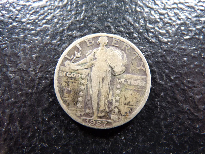 1927-S STANDING LIBERTY SILVER QUARTER from auction in Englewood, Ohio — image 12