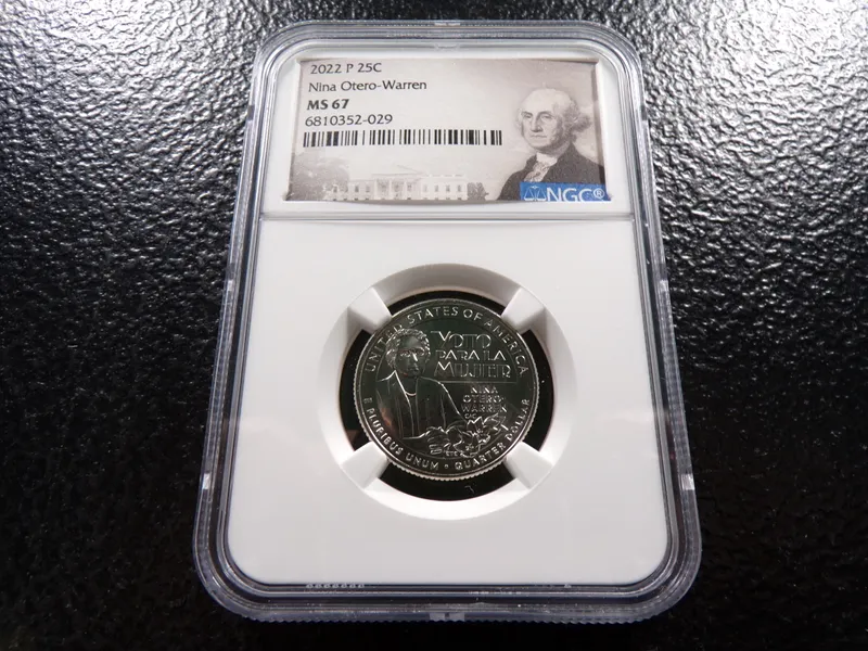 2022-P NGC MS67 NINA OTERO-WARREN QUARTER from auction in Englewood, Ohio — image 17