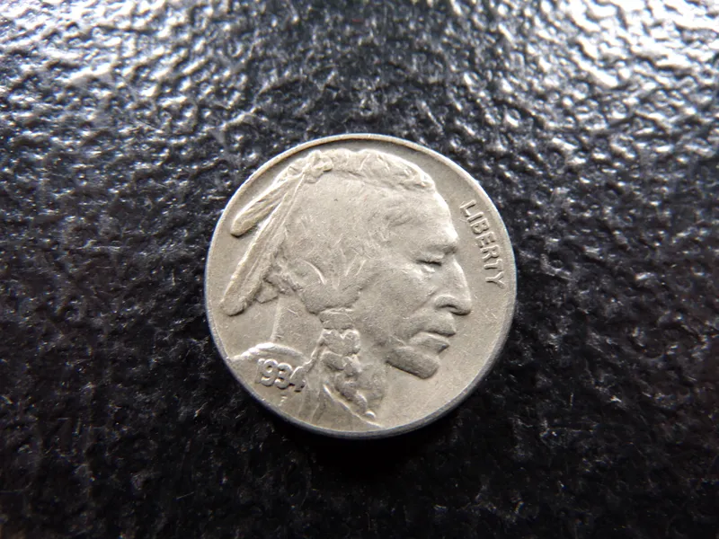 1934 INDIAN HEAD BUFFALO NICKEL from auction in Englewood, Ohio — image 18