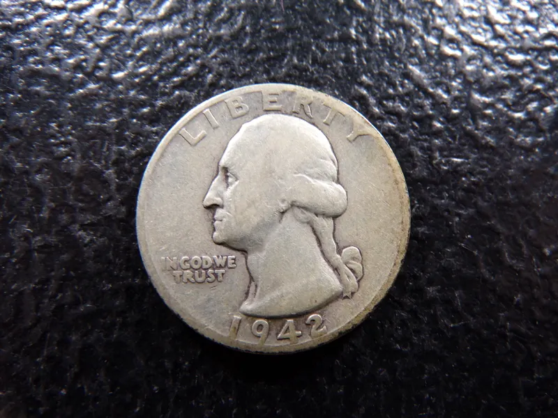 1942-S WASHINGTON SILVER QUARTER from auction in Englewood, Ohio — image 21