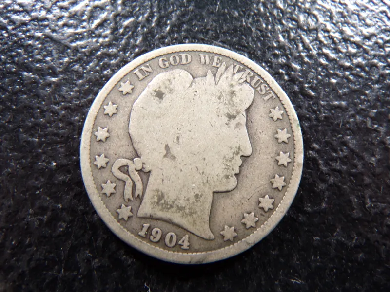1904-S BARBER SILVER HALF DOLLAR from auction in Englewood, Ohio — image 26