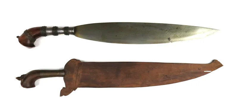 TWO MORO BARONG SWORDS from auction in Cheyenne, Wyoming — image 24