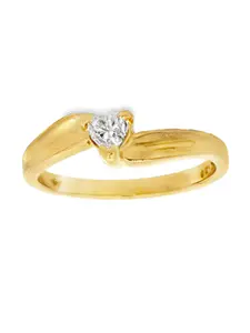 14K Heart Shaped Diamond Ring