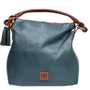 Dooney & Bourke Florentine Twist Strap Hobo Bag in Teal