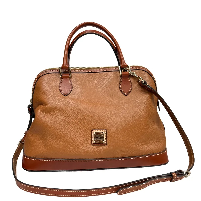 Dooney & Bourke Pebble Grain Zip Zip Satchel Bag  from auction in Port St Lucie, Florida — image 3
