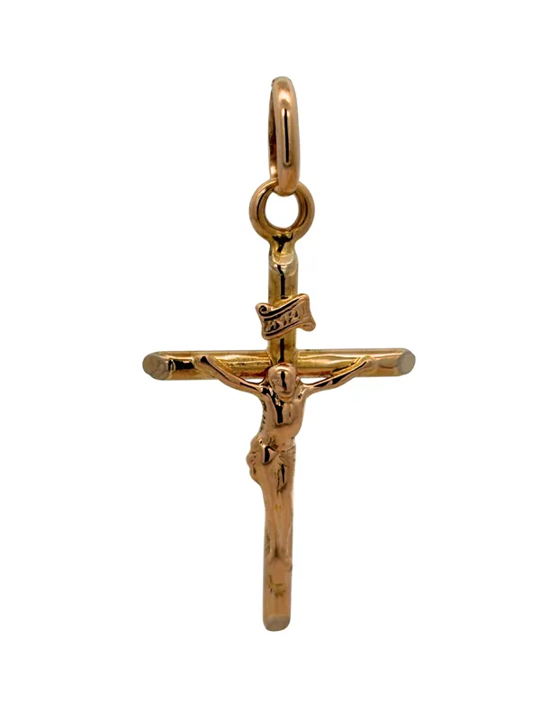 18K Crucifix pendant from auction in Port St Lucie, Florida — image 45