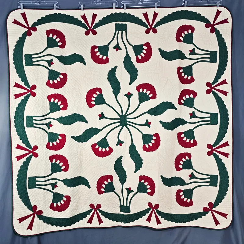 Coxcomb Quilt by Frances Abell Brand from auction in Princeton, New Jersey — image 2