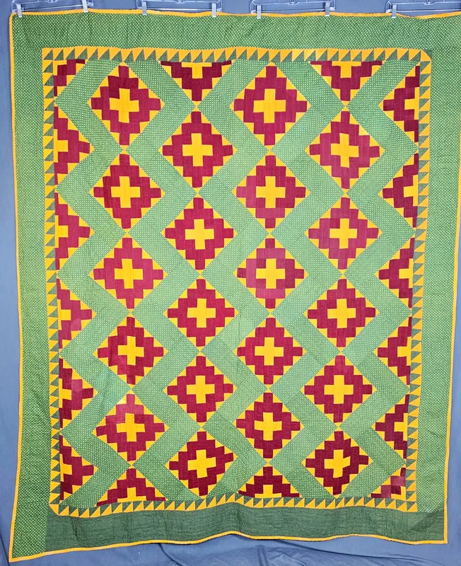 Antique c1870 Album Block Quilt from auction in Princeton, New Jersey — image 19