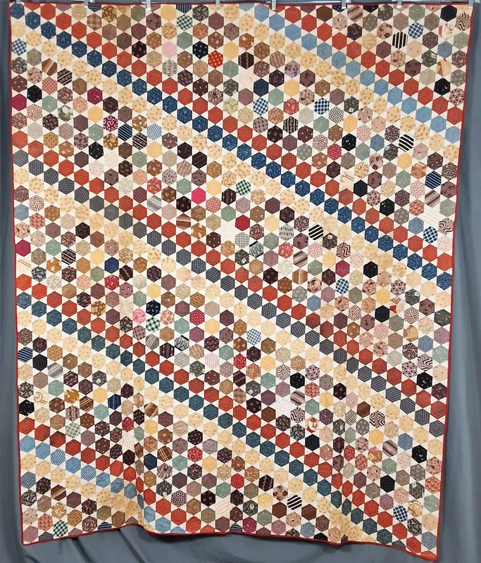 Antique c1890 Brilliant Star Quilt from auction in Princeton, New Jersey — image 28