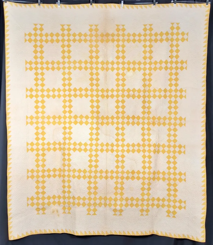 Antique c1900 Double Irish Chain Quilt from auction in Princeton, New Jersey — image 48
