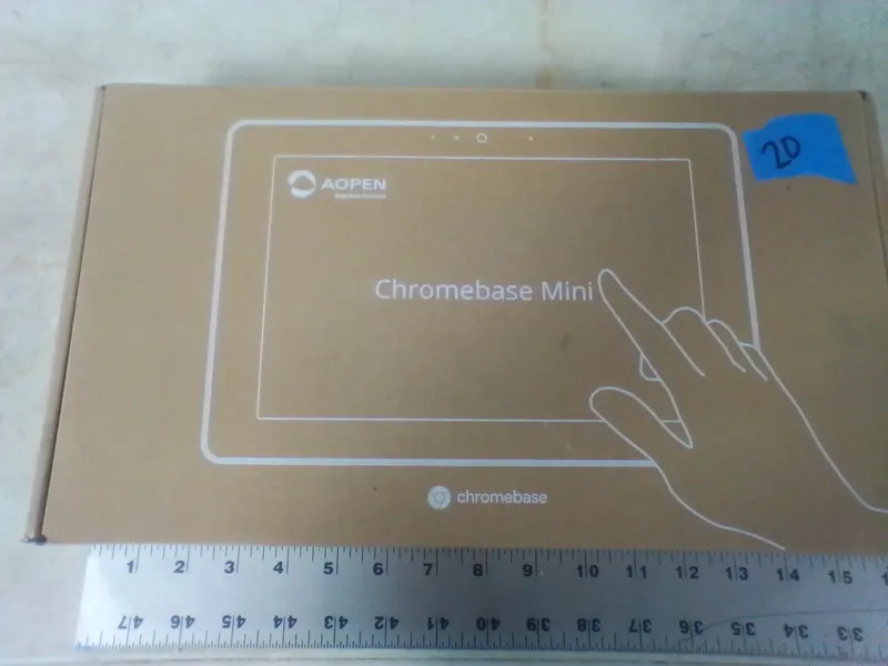 AOPEN Chromebase Mini WT10M-FRG Commercial All-in-One Touchscreen Tablet new in box opened to take pictures
 from auction in Brewton, Alabama — image 29