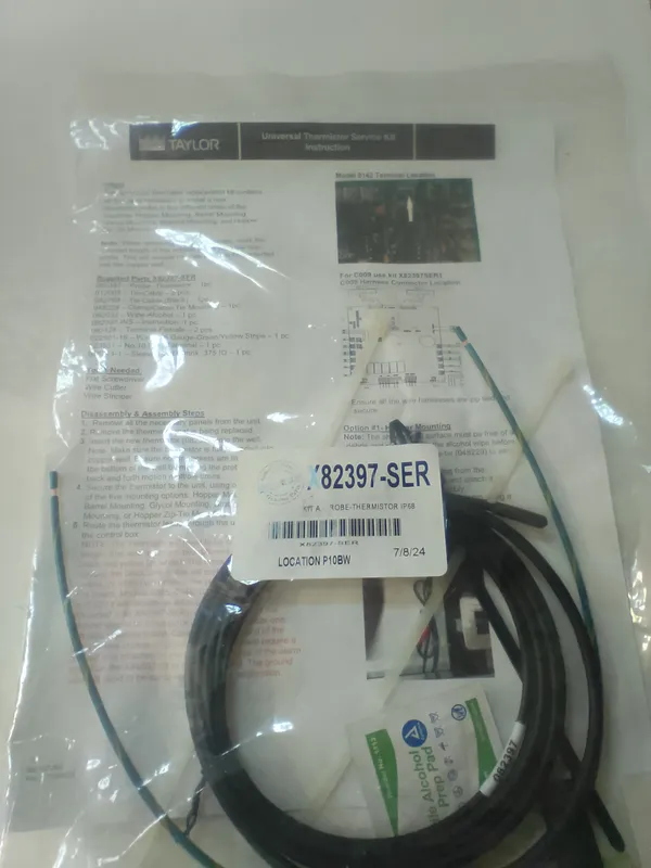 Taylor X82397-SER Thermistor Probe Kit, IP68 sealed unopened New in package from auction in Brewton, Alabama — image 12