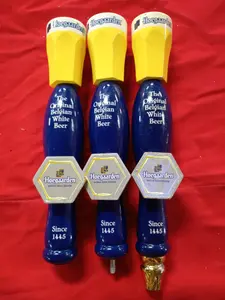 Trio of Hoegaarden Original Belgian White Beer Tap Handles